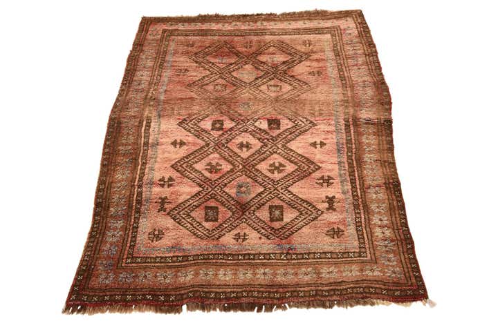 3' x 4' 3 Hand Knotted Balouch Persian Wool Rug