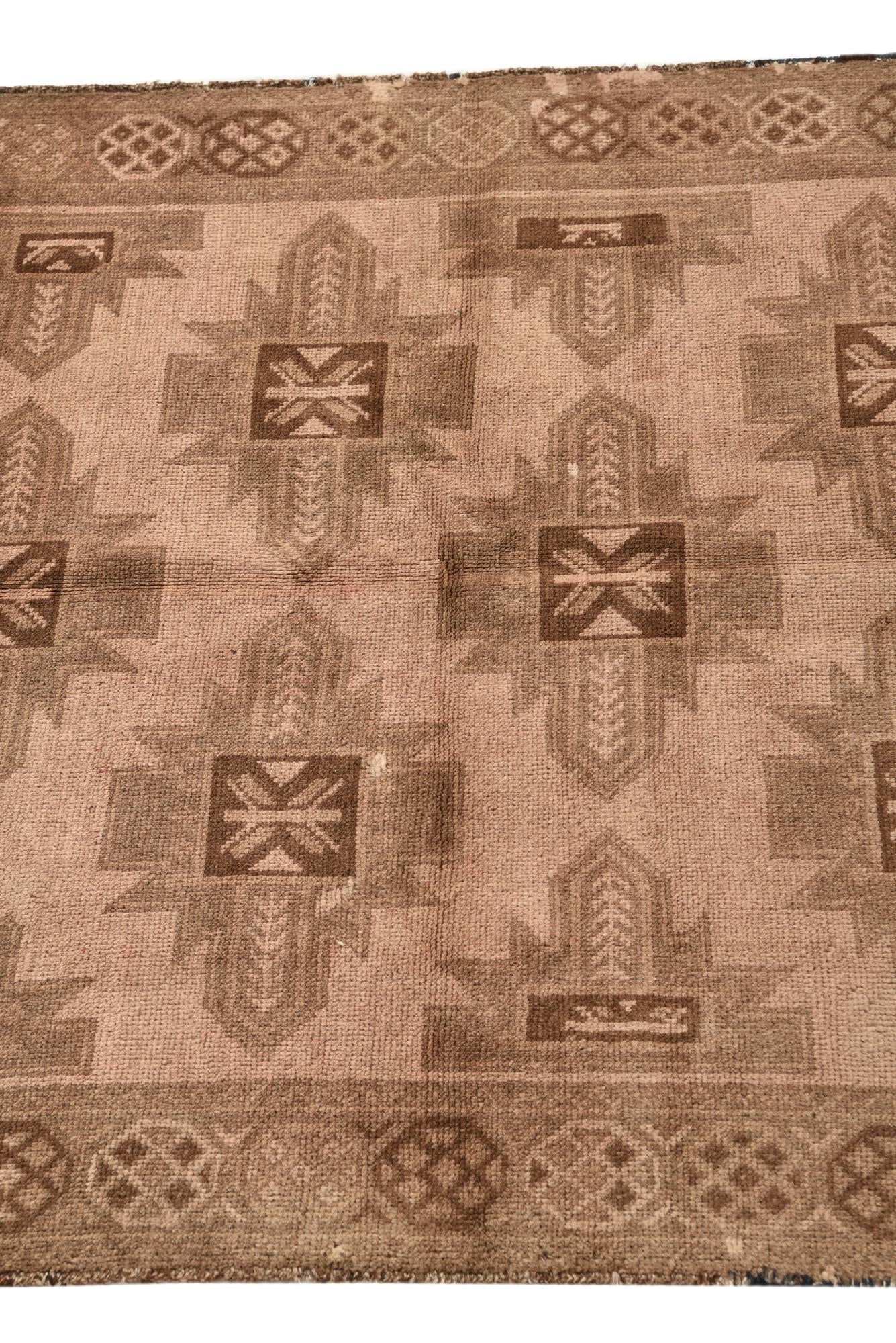 3' 3 x 6' 4 Hand Knotted Balouch Persian Wool Rug