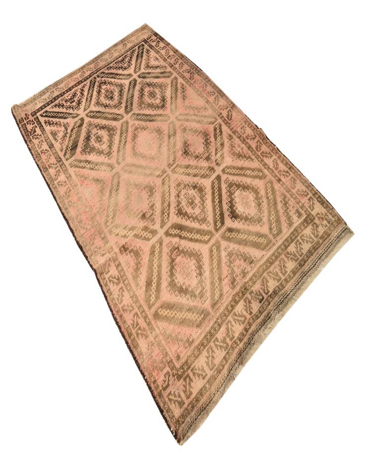 Detail image of 4' x 6' 3  Hand Knotted Balouch Persian Wool Rug