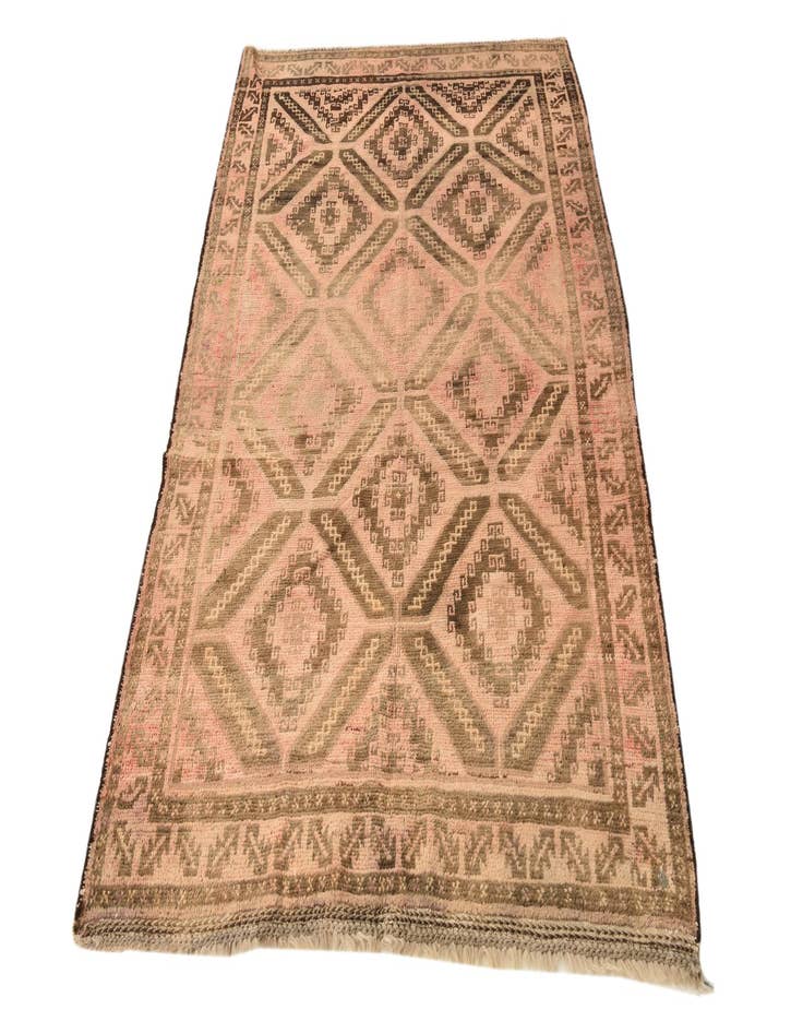 Detail image of 4' x 6' 3  Hand Knotted Balouch Persian Wool Rug