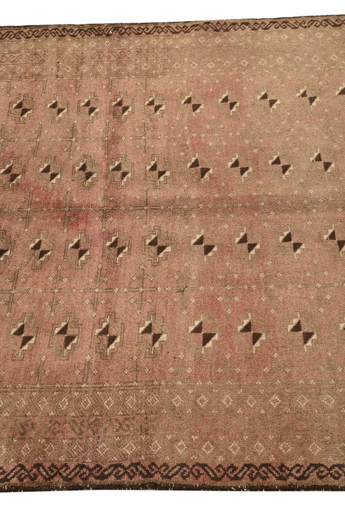 3' 10 x 6' 4 Hand Knotted Balouch Persian Wool Rug