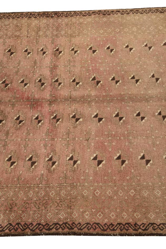 Detail image of 3' 10 x 6' 4 Hand Knotted Balouch Persian Wool Rug