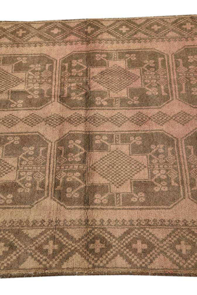 3' 7 x 6' 7 Hand Knotted Balouch Persian Wool Rug