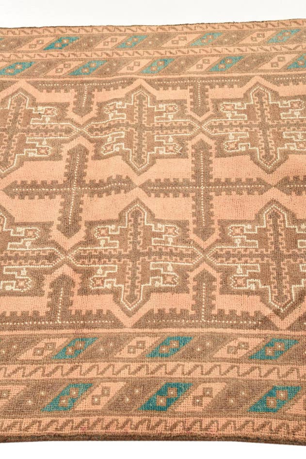 Detail image of 3' 6 x 6' 3 Hand Knotted Balouch Persian Wool Rug