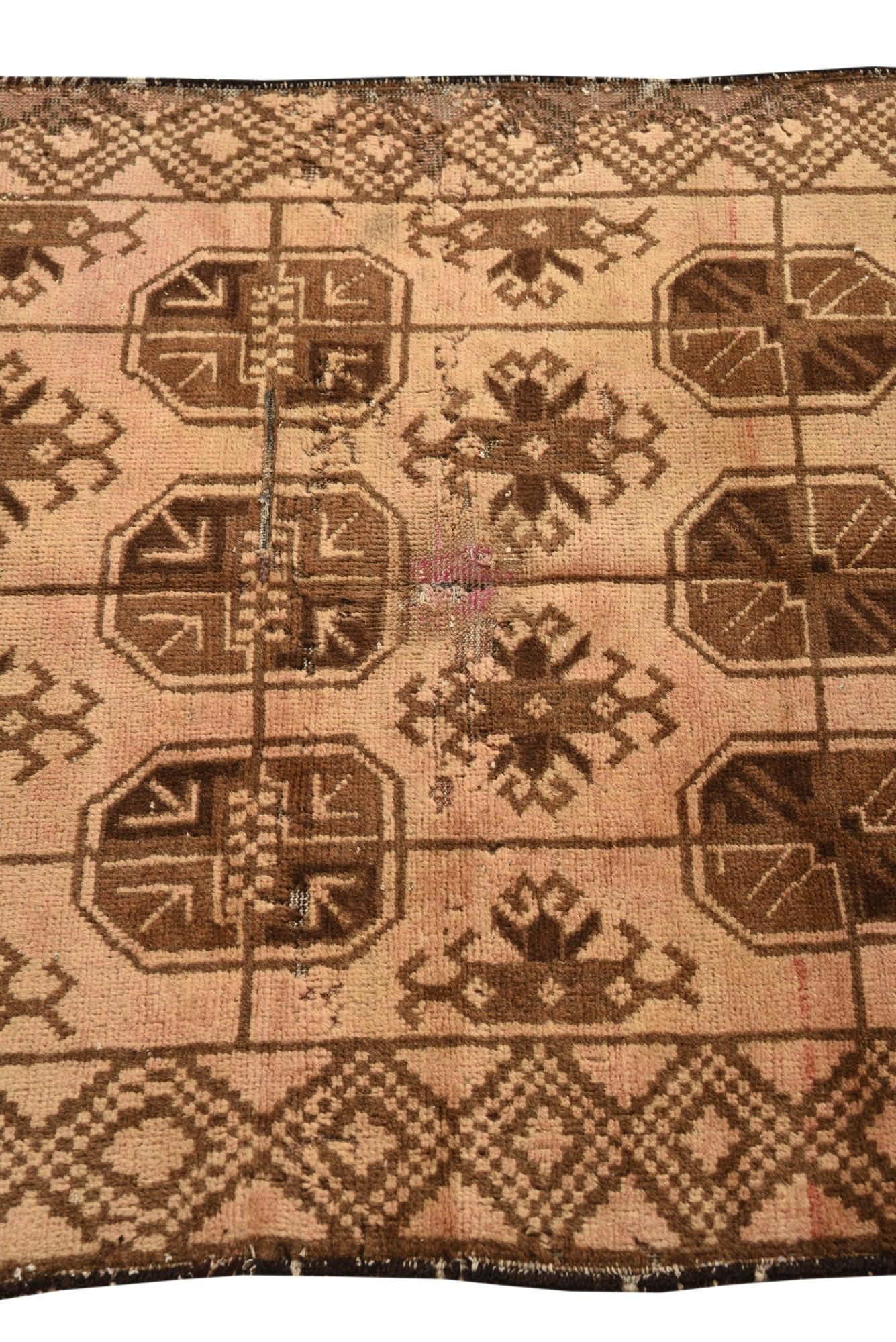 2' 9 x 4' 8 Hand Knotted Balouch Persian Wool Rug