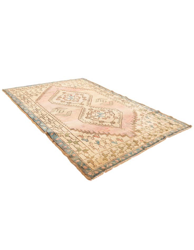 Detail image of 4' 2 x 6' 7 Hand Knotted Balouch Wool Rug