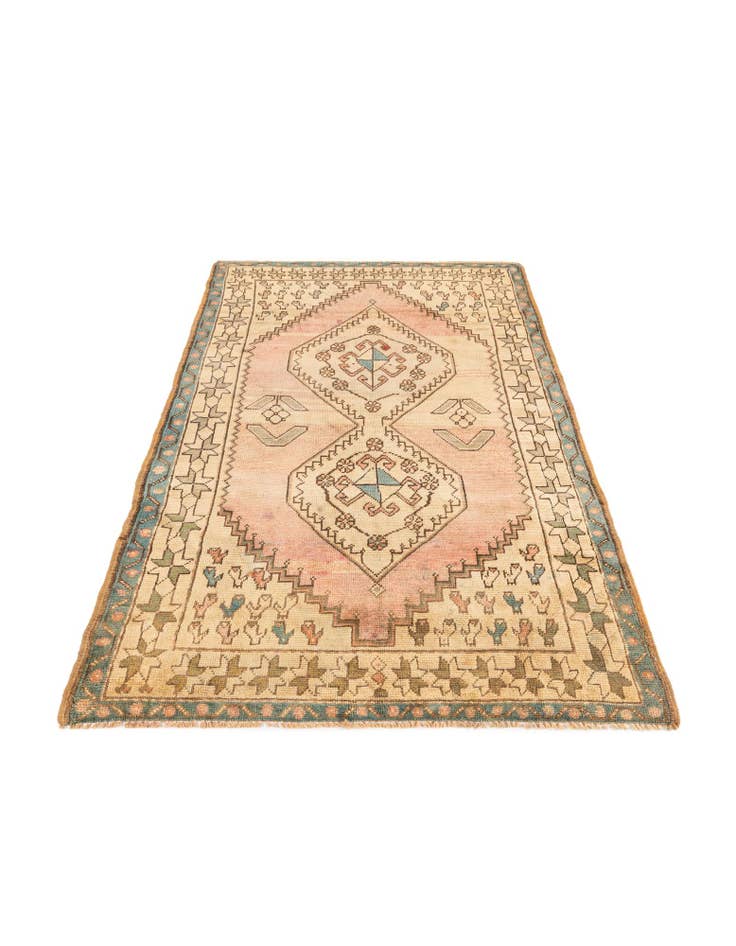 Detail image of 4' 2 x 6' 7 Hand Knotted Balouch Wool Rug