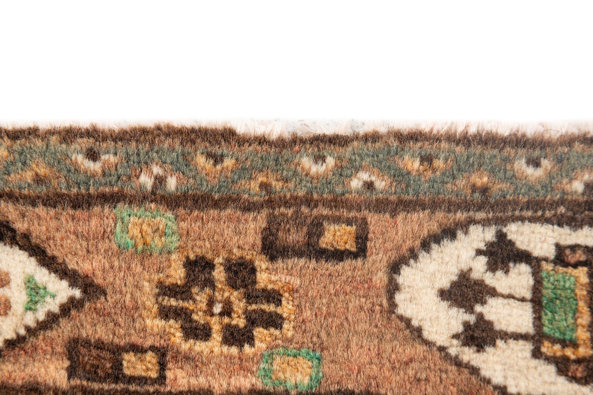 3' 2 x 4' 10 Hand Knotted Balouch Persian Wool Rug