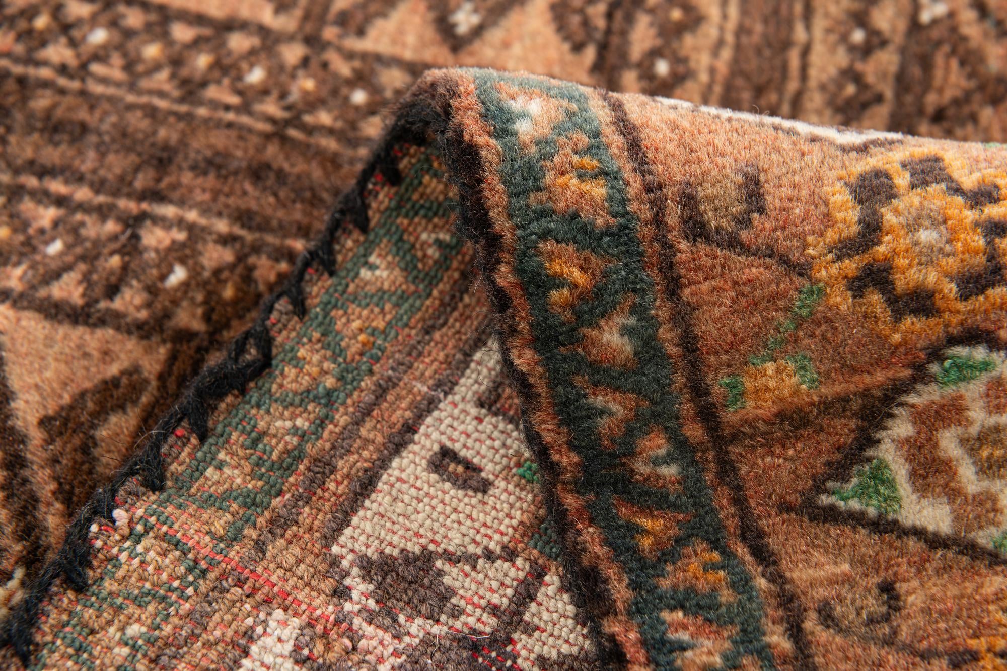 3' 2 x 4' 10 Hand Knotted Balouch Persian Wool Rug