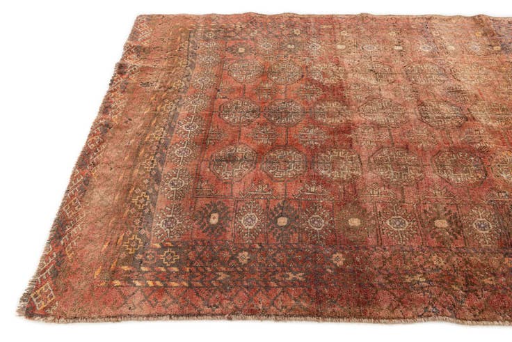 Detail image of 3' 9 x 5' 11 Hand Knotted Balouch Persian Wool Rug