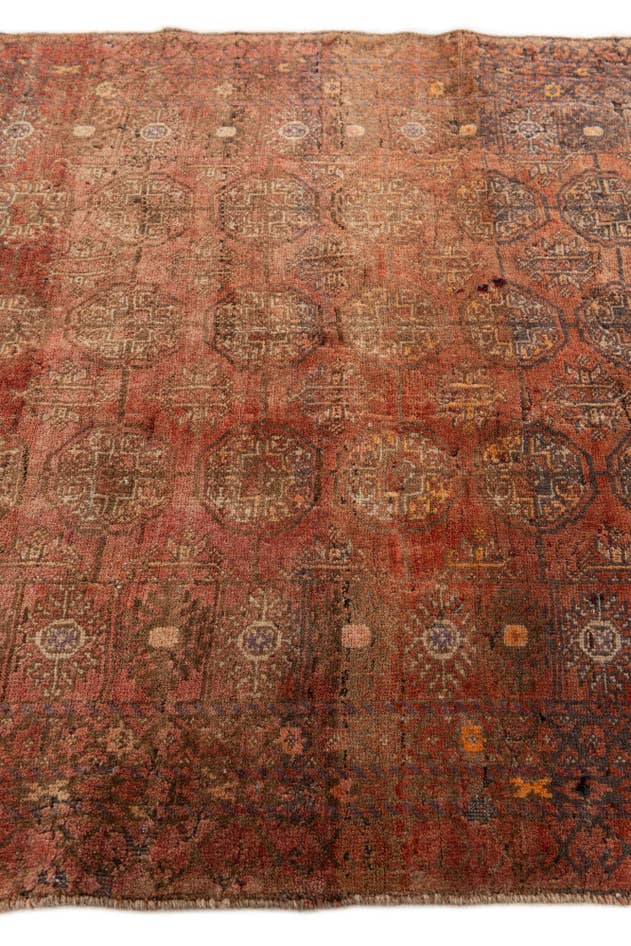 Detail image of 3' 9 x 5' 11 Hand Knotted Balouch Persian Wool Rug