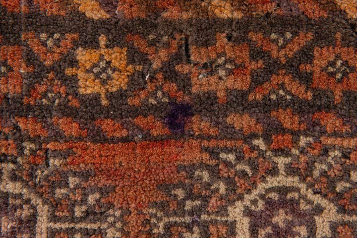 3' 9 x 5' 11 Hand Knotted Balouch Persian Wool Rug