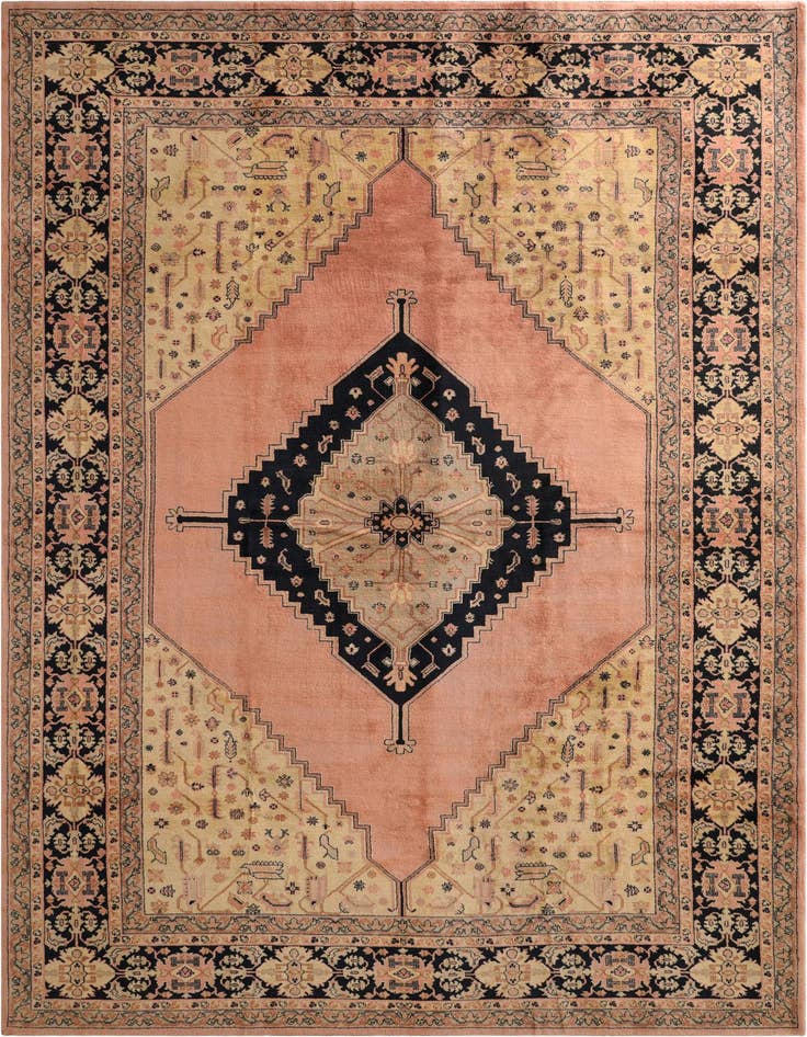 Detail image of 10' 11 x 15' 9 Hand Knotted Bidjar Wool Rug