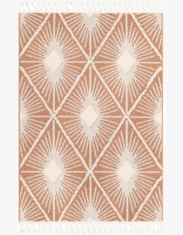 Rust Red Boho Rug