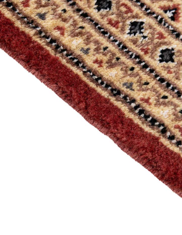 4' 3 x 6' 1 Hand Knotted Bokhara Oriental Wool Rug