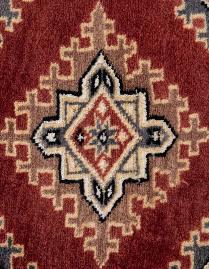 4' 3 x 6' 1 Hand Knotted Bokhara Oriental Wool Rug