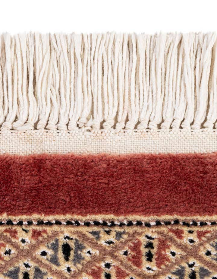 4' 3 x 6' 1 Hand Knotted Bokhara Oriental Wool Rug