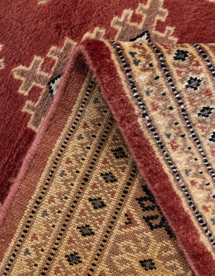 4' 3 x 6' 1 Hand Knotted Bokhara Oriental Wool Rug