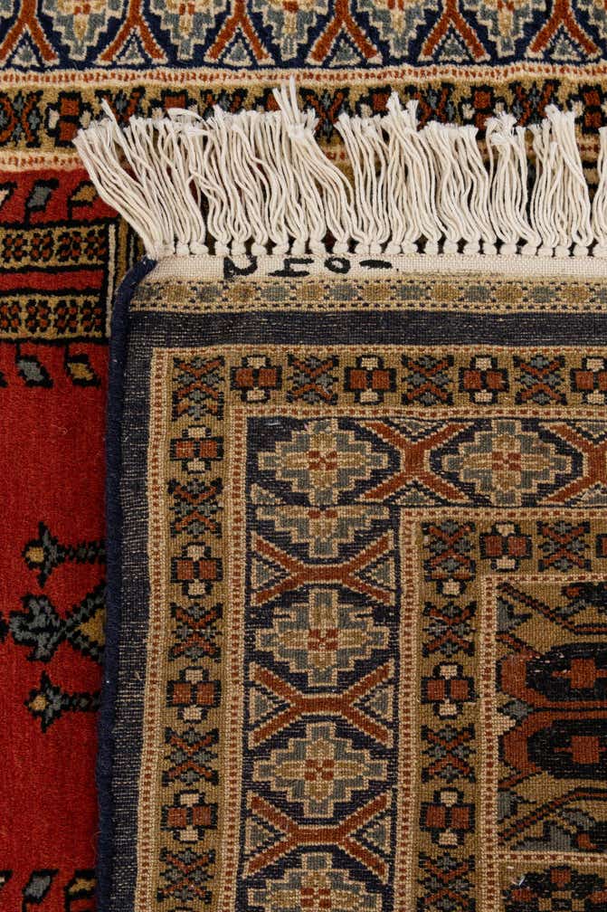 2' 8 x 4' 3 Hand Knotted Bokhara Oriental Wool Rug
