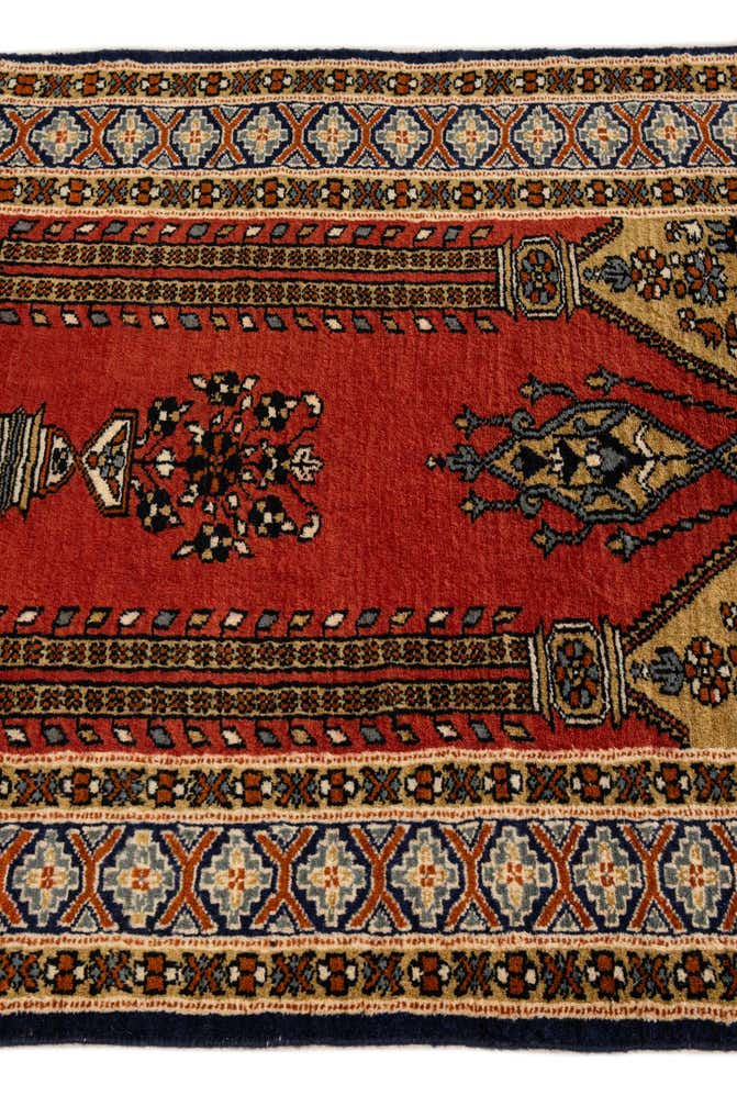 2' 8 x 4' 3 Hand Knotted Bokhara Oriental Wool Rug