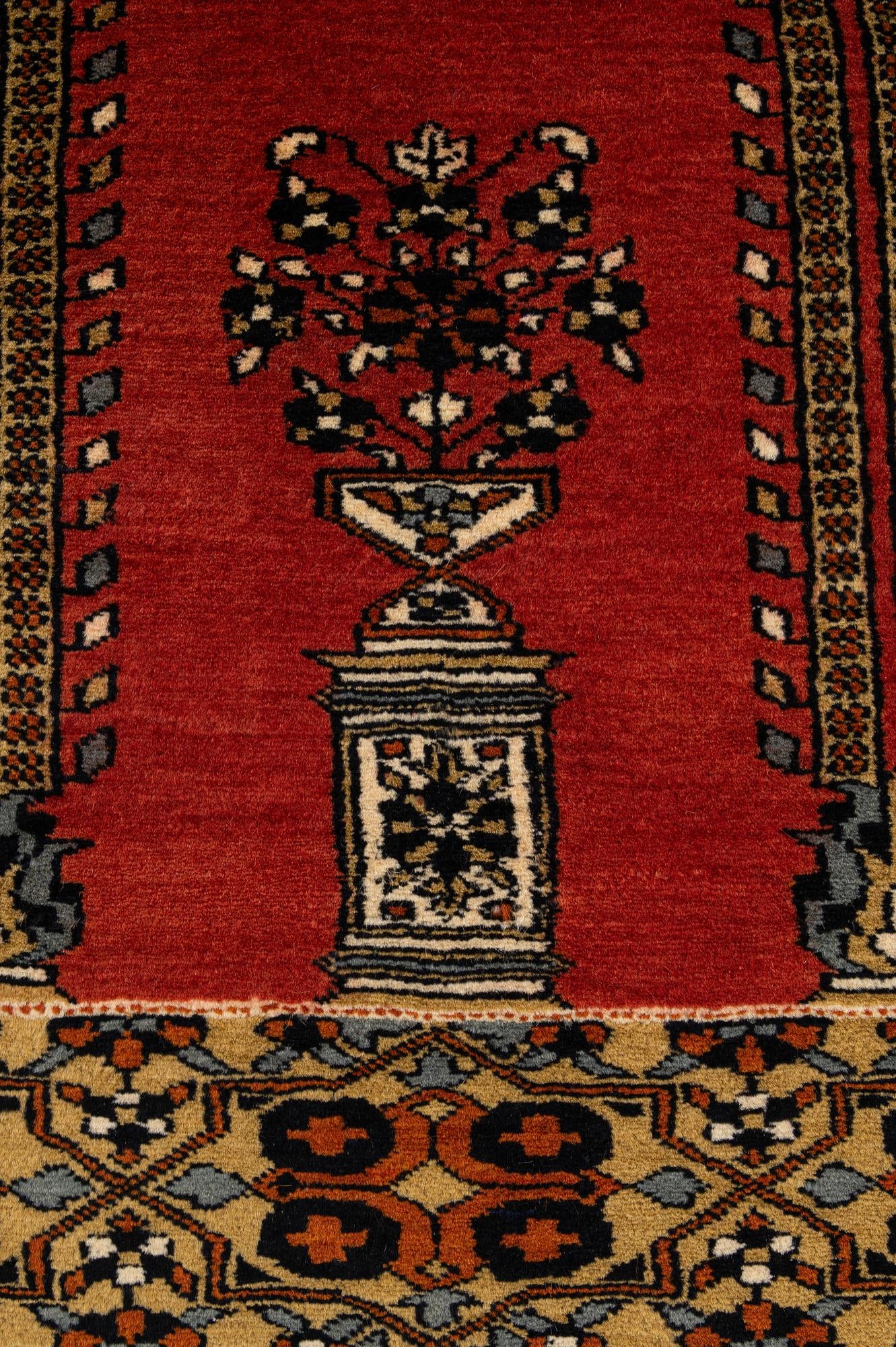 2' 8 x 4' 3 Hand Knotted Bokhara Oriental Wool Rug