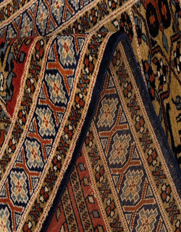 Detail image of 2' 8 x 4' 3  Hand Knotted Bokhara Oriental Wool Rug