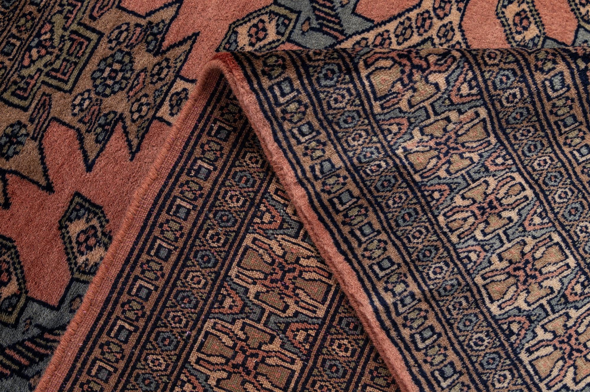 4' 2 x 6' Hand Knotted Bokhara Wool Rug