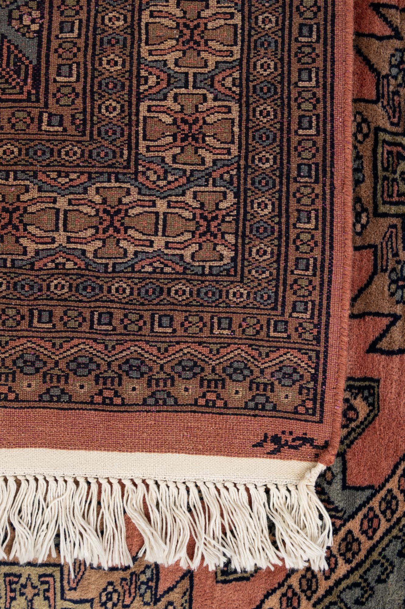 4' 2 x 6' Hand Knotted Bokhara Wool Rug