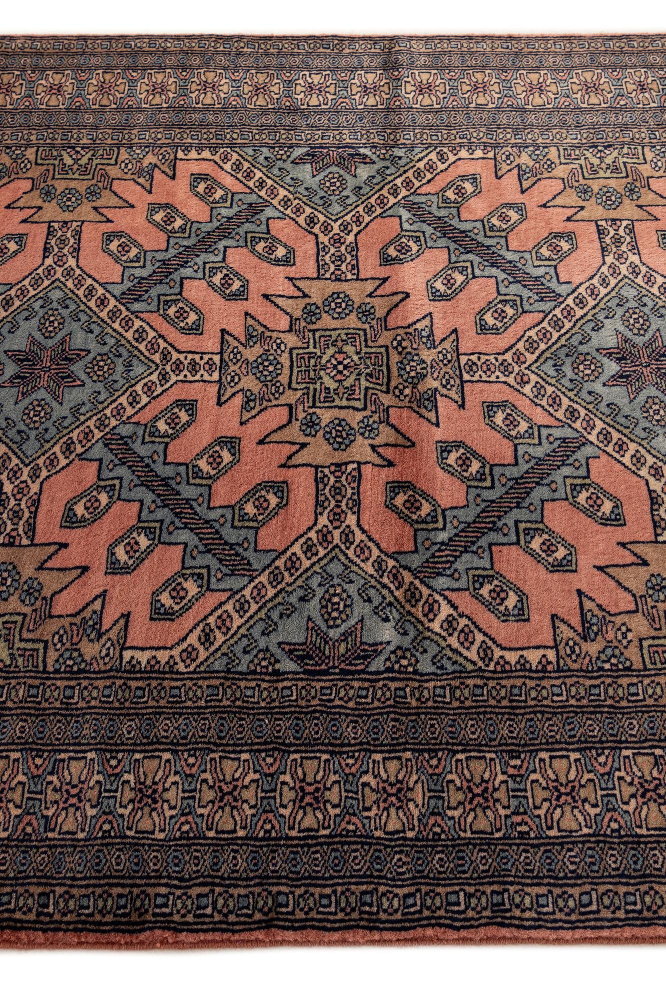 4' 2 x 6' Hand Knotted Bokhara Wool Rug