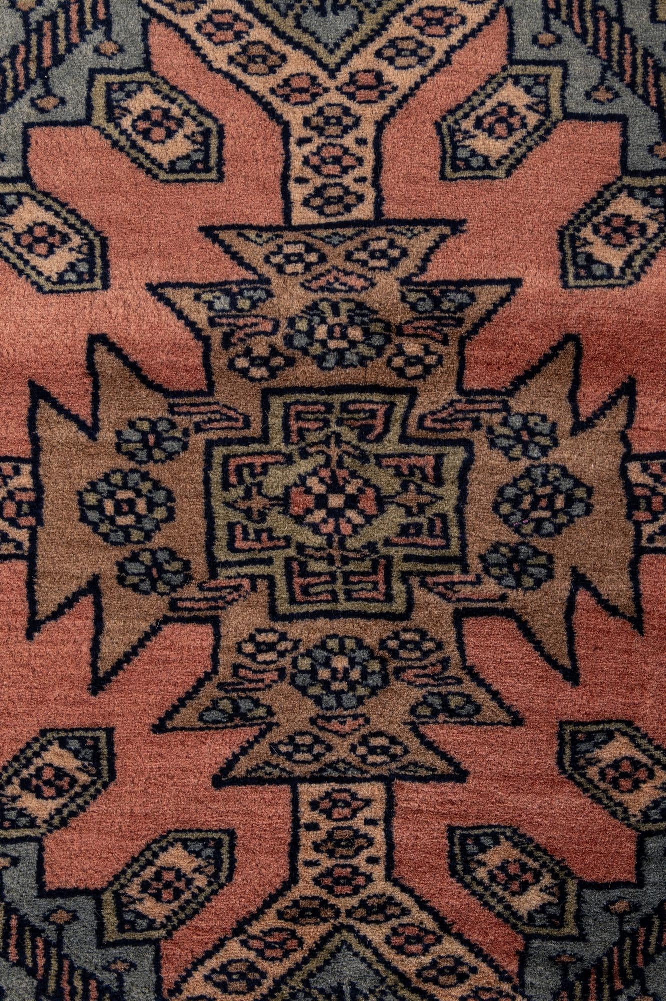 4' 2 x 6' Hand Knotted Bokhara Wool Rug