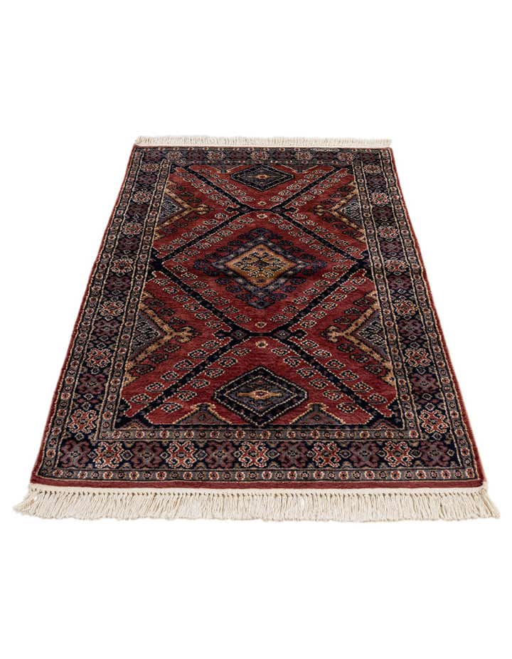 3' 1 x 5' 1 Hand Knotted Bokhara Oriental Rug