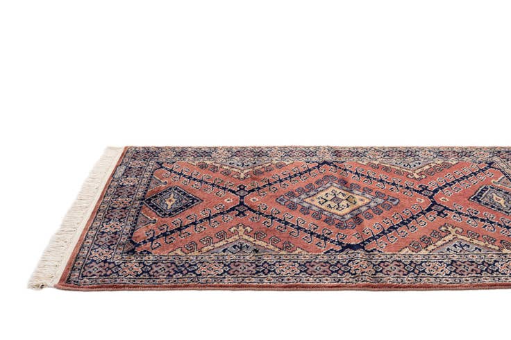 Detail image of 3' 1 x 5' 1 Hand Knotted Bokhara Oriental Rug