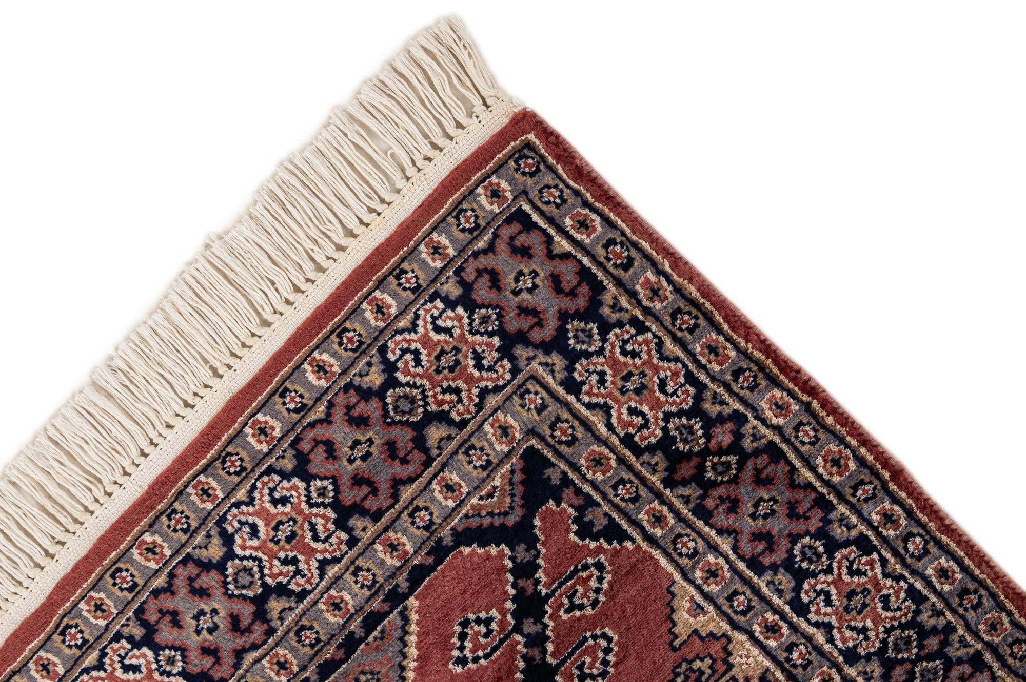 3' 1 x 5' 1 Hand Knotted Bokhara Oriental Rug