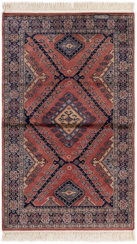 Detail image of 3' 1 x 5' 1 Hand Knotted Bokhara Oriental Rug