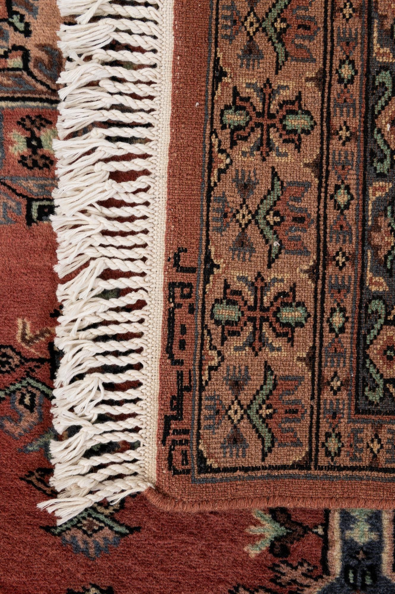 3' 2 x 5' 3 Hand Knotted Bokhara Oriental Wool Rug