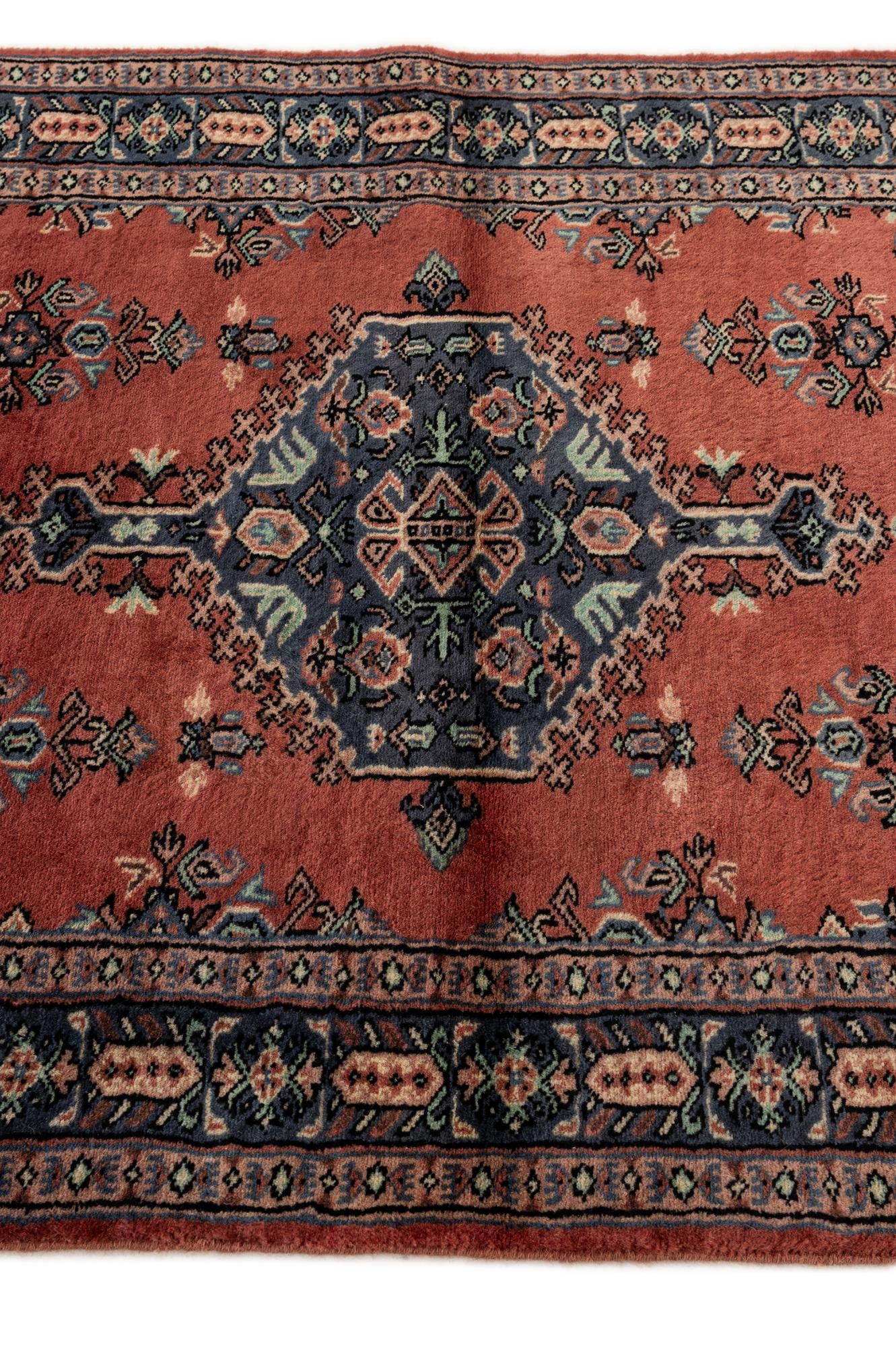 3' 2 x 5' 3 Hand Knotted Bokhara Oriental Wool Rug