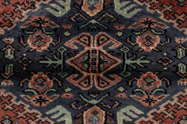 3' 2 x 5' 3 Hand Knotted Bokhara Oriental Wool Rug