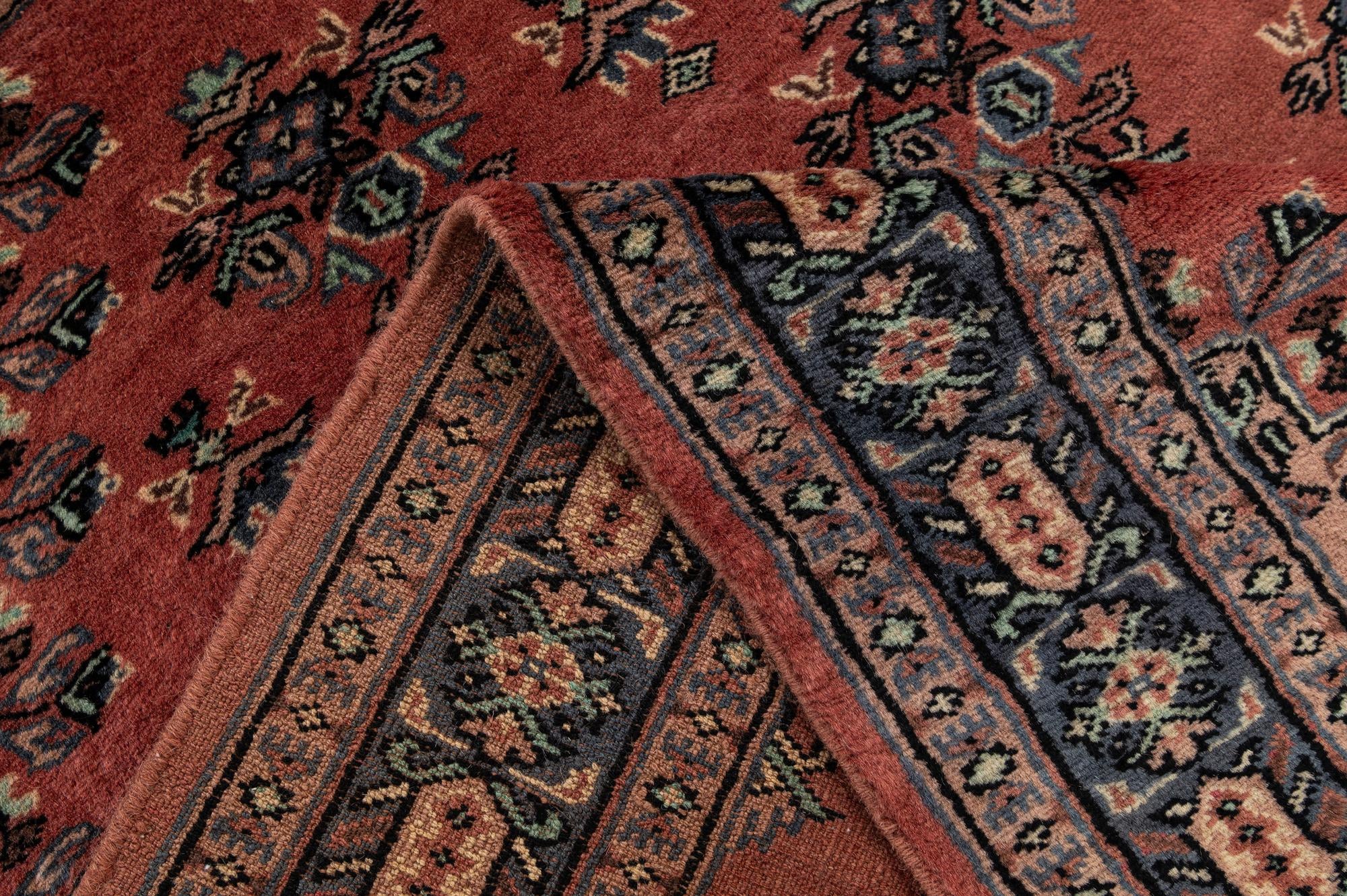 3' 2 x 5' 3 Hand Knotted Bokhara Oriental Wool Rug