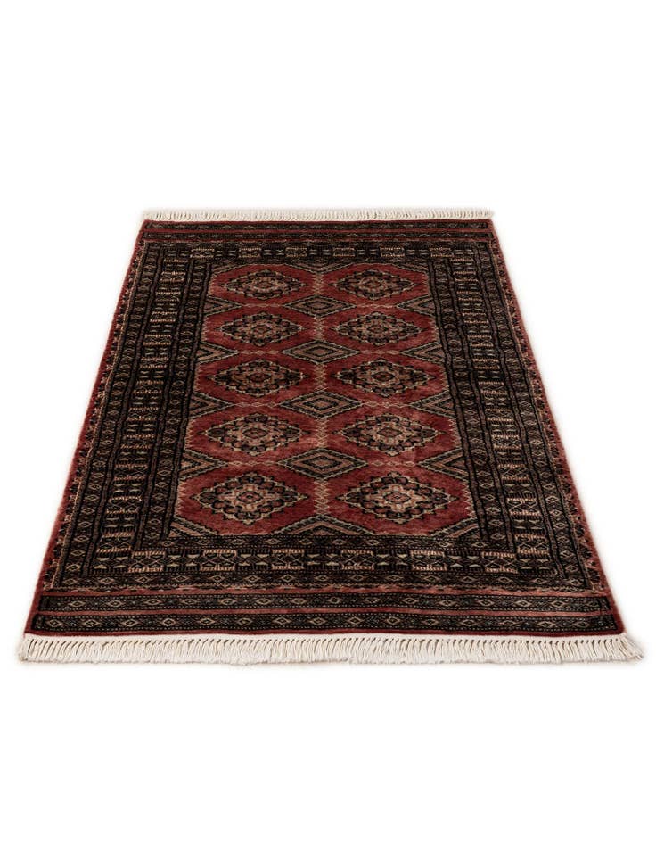Detail image of 3' 2 x 5' Hand Knotted Bokhara Oriental Rug