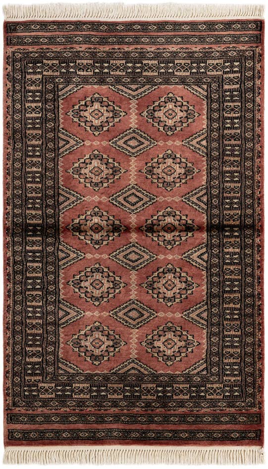 Detail image of 3' 2 x 5' Hand Knotted Bokhara Oriental Rug