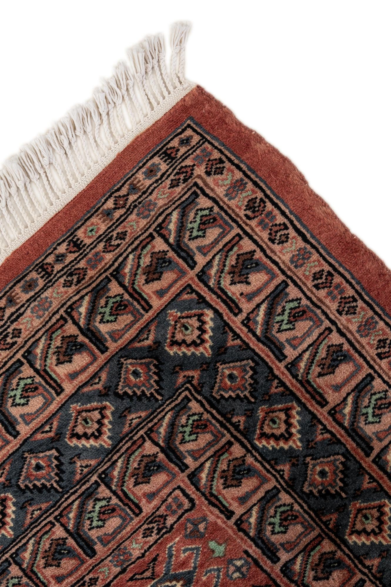 4' 5 x 6' 5 Hand Knotted Bokhara Wool Rug