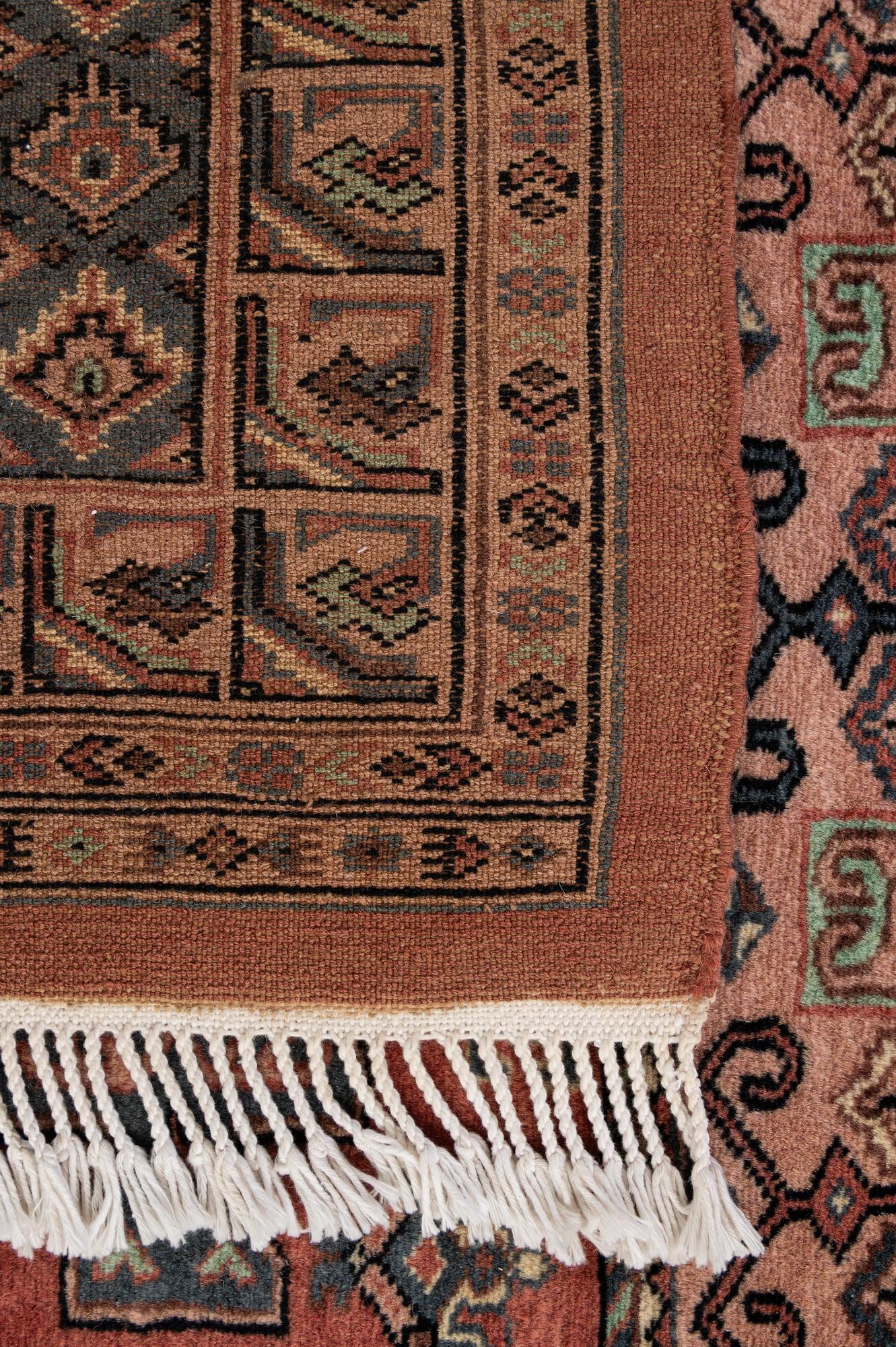 4' 5 x 6' 5 Hand Knotted Bokhara Wool Rug