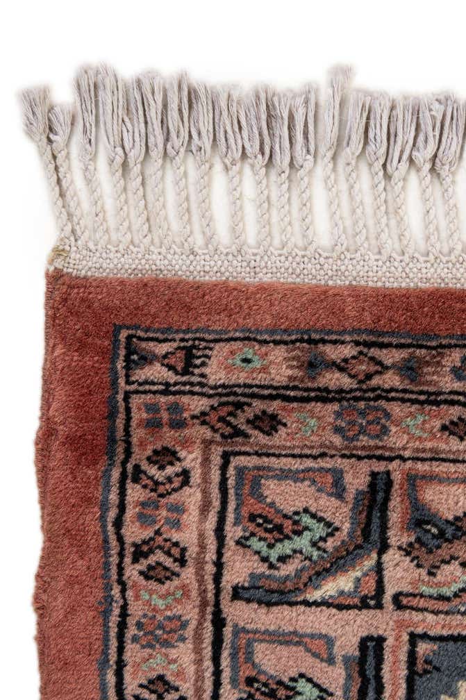 4' 5 x 6' 5 Hand Knotted Bokhara Wool Rug