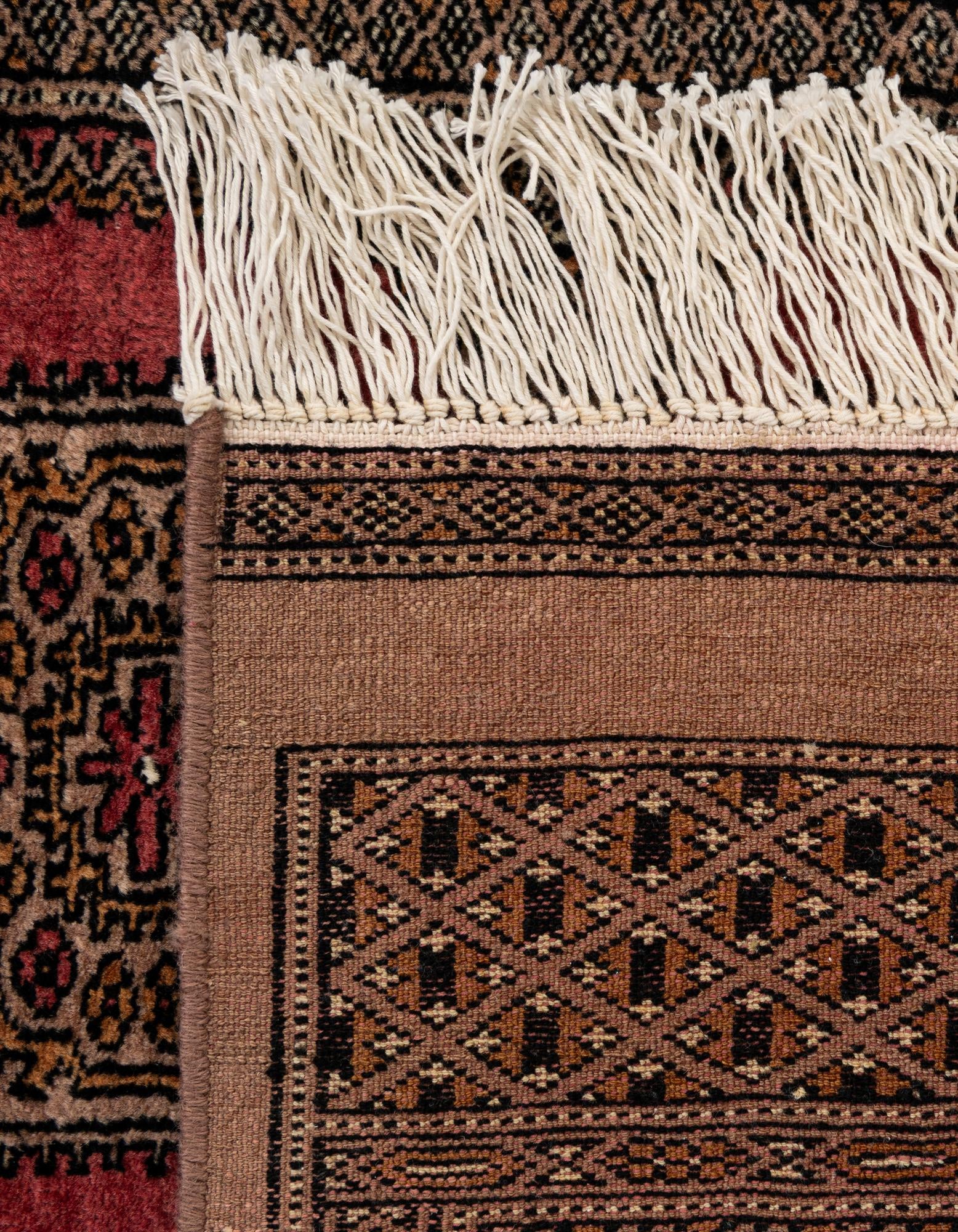 4' 2 x 6' 6 Hand Knotted Bokhara Wool Rug