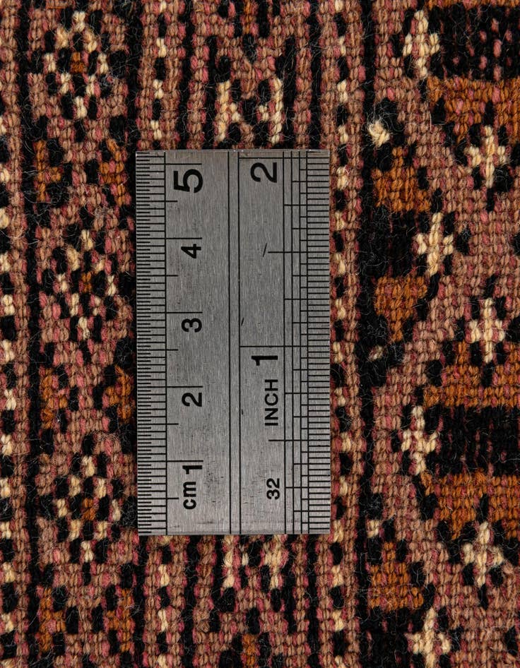 Detail image of 4' 2 x 6' 6  Hand Knotted Bokhara Wool Rug