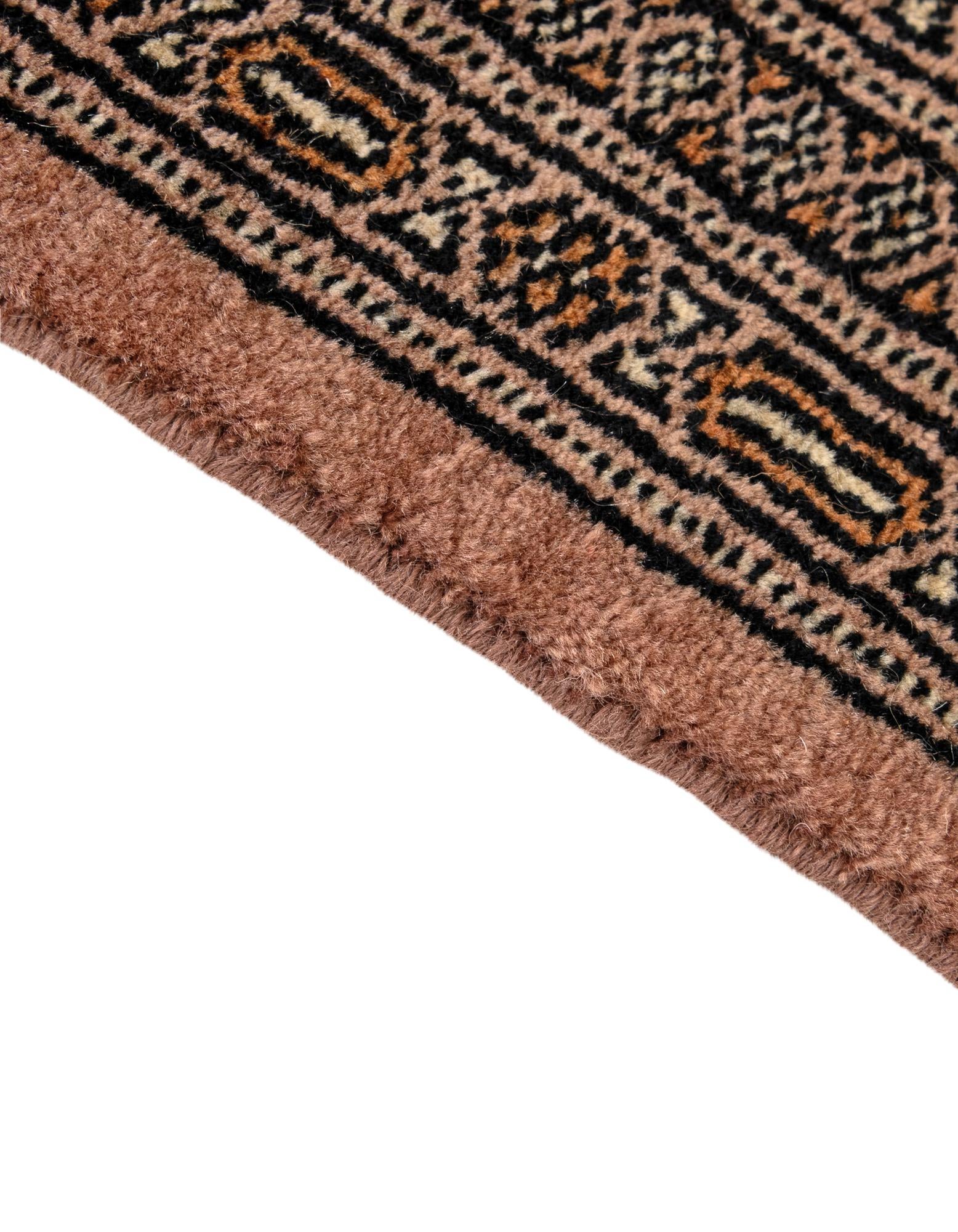 4' 2 x 6' 6 Hand Knotted Bokhara Wool Rug