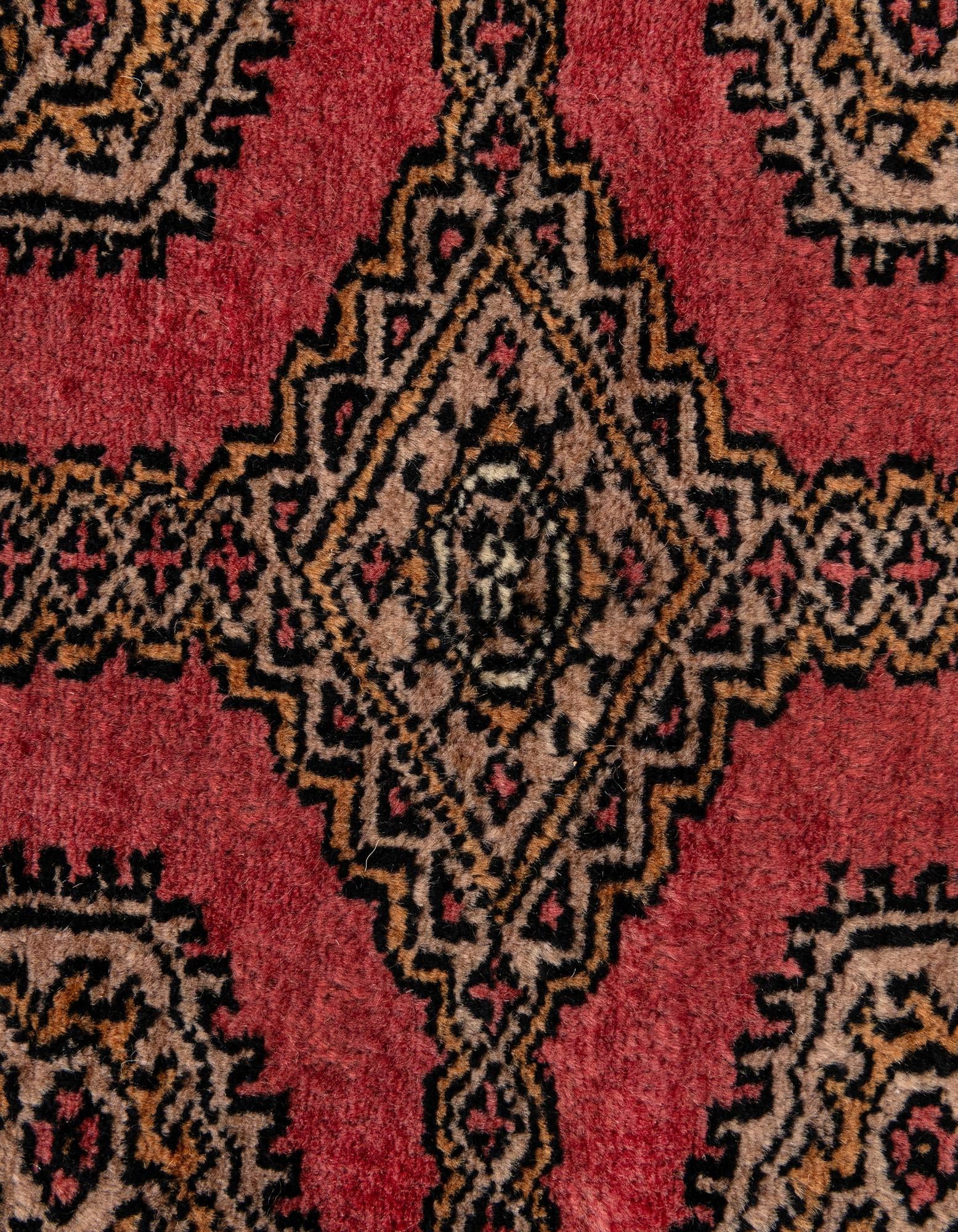 4' 2 x 6' 6 Hand Knotted Bokhara Wool Rug