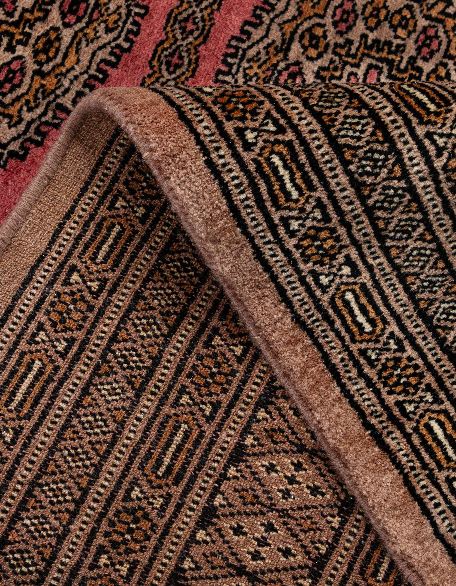 4' 2 x 6' 6 Hand Knotted Bokhara Wool Rug
