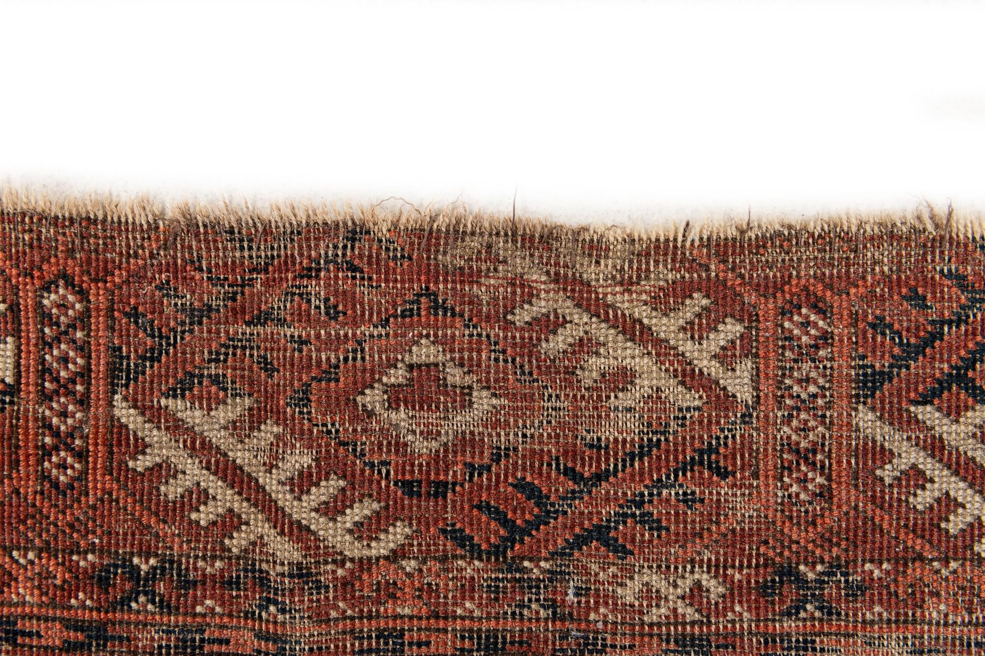 4' 4 x 5' 5 Hand Knotted Bokhara Oriental Wool Rug
