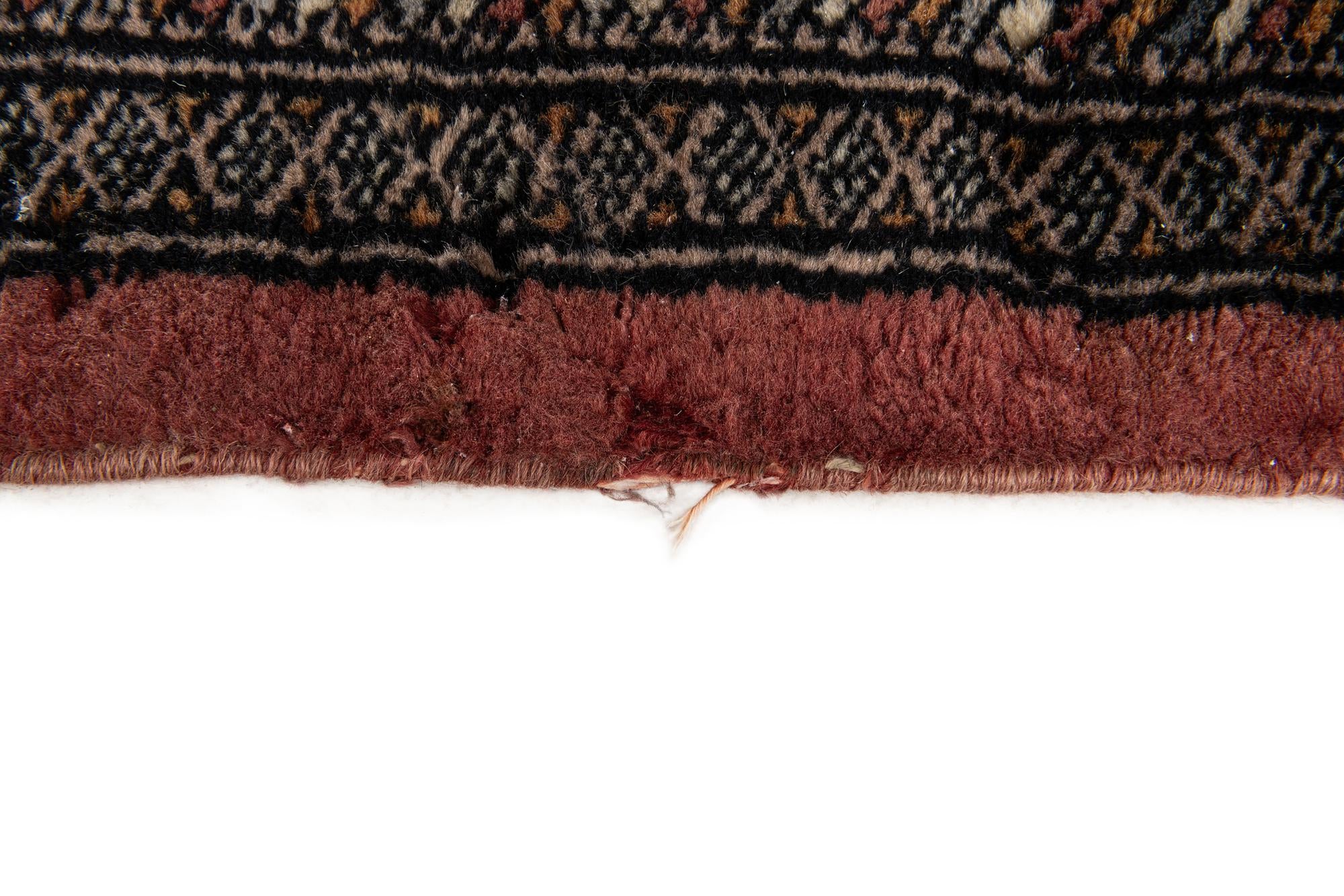 4' 2 x 6' 2 Hand Knotted Bokhara Oriental Wool Rug